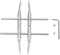Professional Camera Lens Spanner Wrench Double Head Arc Design, Camera Lens Repair Opening Tool for DSLR Camera Lens...