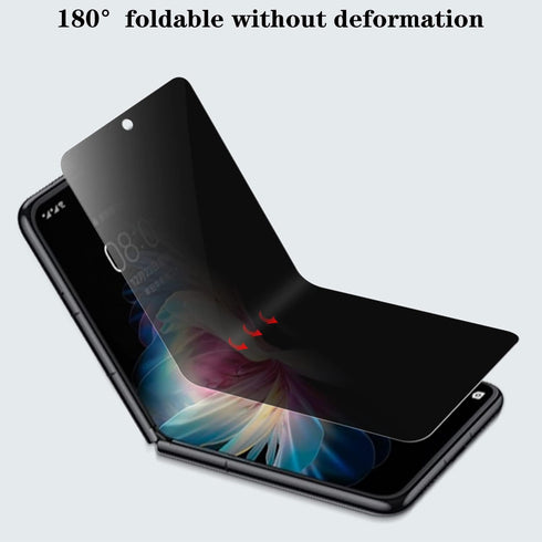 3 Pack Privacy Matte Screen Protector Compatible with Samsung Galaxy Z Flip 4 5G 2022,Anti-Peep 1PCS Outside Screen Protector+1PCS Inside Screen P...