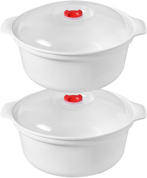 2 PCS Microwave Bowls with Lids Ramen Cooker Soup Bowls with Handls Microwave Dishes Microwave Noodle Cooker Microwave Cookware for Office, Colleg...