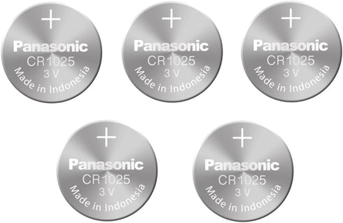 Panasonic Batteries CR1025 3 Volt 3 Volt Lithium CR1025 Coin Battery (pack of 5)...