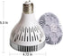 45W PAR38 30pcs LEDs Warm White Spotlight Bulb E27 Project Tracking Light 24 Degree Beam (45W, Warm White)...