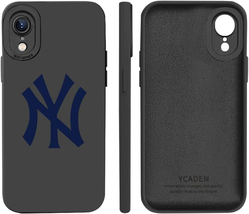 for New York Baseball Fans Case Cover Compatible with iPhone XR, Personalized Gift for Dad Husband Mom Mothers Father's Day Thanksgiving Day Chiri...