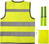 Hi Vis Kids Safety Vest + 2 Reflective Bands & Bag, Toddler Safety Vest,Reflective Vest Kids With Zipper,Toddler Construction Vest For Cycling & R...