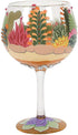 Enesco Designs by Lolita Desert Terrarium Copa Artisan Cocktail Glass, 24 Ounce, Multicolor...