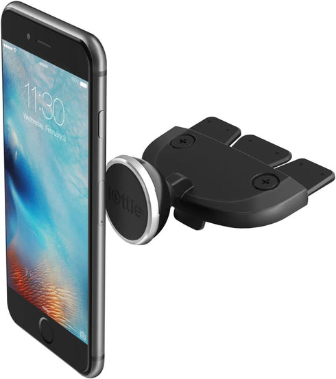 iOttie ITap Magnetic CD Slot Premium Car Mount Holder for IPhone X 8/8s 7 7 Plus 6s Plus 6s 6 SE Samsung Galaxy S9 Plus S9 Plus S8 Edge S7 S6 Note...