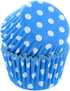 Bakery Crafts Polka Dot Baking Cups - 300-2" Cupcake Liners with White Spots, Purple, Blue, Green, Yellow, Orange, Red, Greaseproof Paper Cases fo...