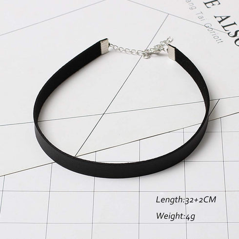 JAKAWIN Choker Necklace Adjustable Black Collar Necklaces for Women NK129...