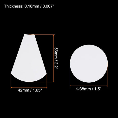 HARFINGTON 44pcs English Paper Piecing Medium Flower Shapes Paper Quilting Templates Patchwork English Paper Piecing Supplies for Quilting Sewing ...