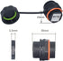 5PCS Panel Mounting Shielded CAT6A RJ45 Waterproof Connector Cat5/5e/6/6E 8P8C Ethernet LAN Cable Coupler Double Head Adapter with Waterproof/Dust...