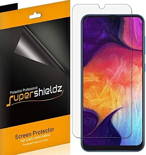 Supershieldz (6 Pack) Designed for Samsung Galaxy A50 Screen Protector, High Definition Clear Shield (PET)...