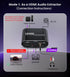 avedio links HDMI ARC Audio Extractor Converter 4K@60Hz, HDMI to Optical Toslink SPDIF + 3.5mm AUX Jack Stereo Audio Adapter Converter Splitter In...