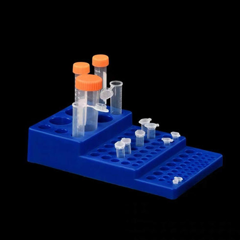 Multifunctional Tube Rack Polypropylene PCR Centrifuge Tube Holder for Almost All The Microcentrifuge Tubes of 0.2ml to 50ml Specifications...