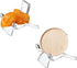 6pcs Acrylic Triangle Display Holder Clear Pedestal Display Easel Stands for Small Collectibles Crystal Geodes Rock Mineral Agate Fossil Coral...
