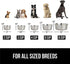 Gorilla Grip Stainless Steel Metal Dog Bowl Set of 2, Rubber Base, Heavy Duty Feeding Dishes, Food Grade BPA Free, Less Sliding, Quiet Pet Bowls f...