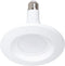 Maxxima Dimmable BR30 LED Bulb, Built-in Trim, 65 Watt Equal Downlight, 2700K Warm White 700 Lumens, 90 CRI, Energy Star...