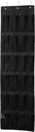 Amazon Basics Over the Door Organizer with 24 Pockets - Black...