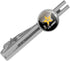 U.S. Army Logo with Soldier Silhouettes Round Tie Bar Clip Clasp Tack Silver Color Plated...
