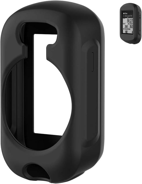 for Garmin Edge 130 Plus Protective Case Cover, LOKEKE Silicone Protective Case Cover Shell Skin for Garmin Edge 130/130 Plus(Silicone Black)...