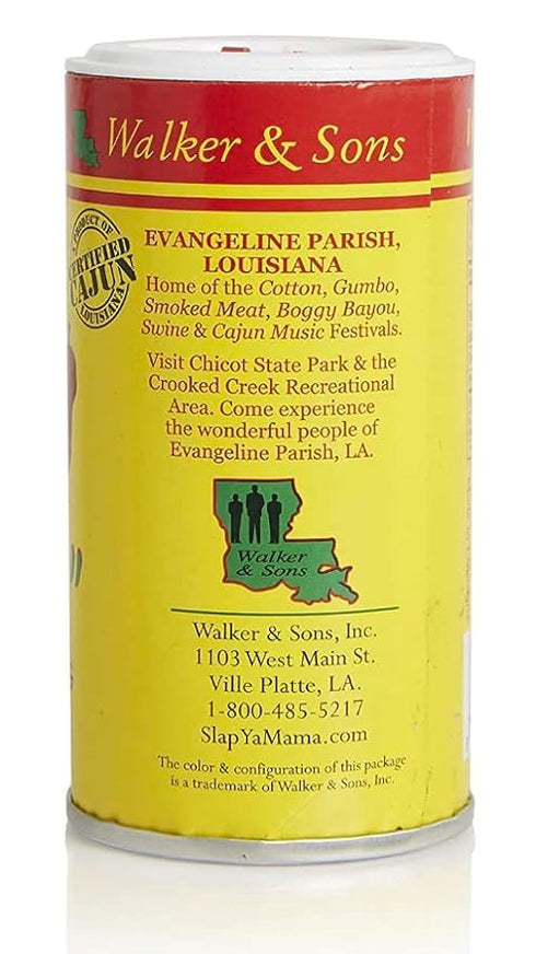 Slap Ya Mama Cajun Seasoning, All Natural Cajun Seasoning from Louisiana, Original Blend, MSG Free and Kosher, 4 Ounce (2-Pack) + Deal Dave Card...