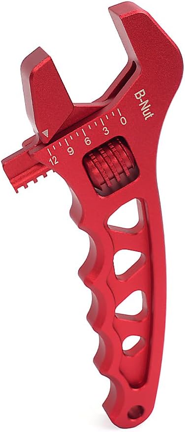 AN Hose Fitting Adjustable Wrench 3AN-16AN Lightweight Aluminum(Red)...
