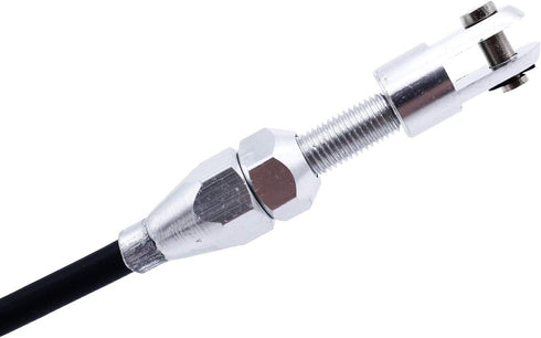 36" Throttle Gas Cable Stainless Steel for LS Chevy 4.8 5.3 5.7 6.0 Engine, LS Throttle Cable(Black Hose)...