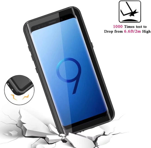 Samsung Galaxy S9 Waterproof Case, Full Body Protective Shock/Snow/Dirtproof with Built-in Screen Protector IP68 Certified Fully Sealed Underwater...