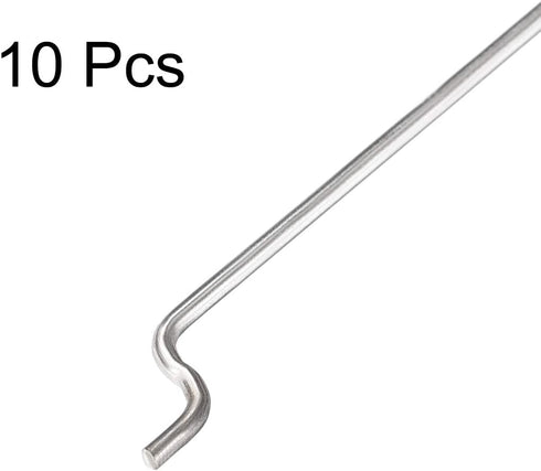 uxcell 1mm x 180mm (7 Inch) Steel Z Pull/Push Rods Parts for RC Airplane Plane Boat Replacement (Pack of 10)...