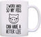 Pet Pig I Work Hard so my Pigs Can Have a Better Life Potbelly Pig Farmer Coffee Mug Tea Cup White...
