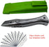Dolphin PVC Zinc-aluminum Alloy Handle Roll Floor Cutter Knife Wallpaper Carpet Cutting Tool with 10pcs Blade...