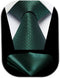 HISDERN Ties for Men Solid Tie Handkerchief Set Classic Woven Silk Business Polka Dot Mens Ties Necktie Wedding Party...