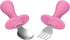 2 Pcs Toddler Utensils Forks and spoons set, Stainless Steel Childrens Silverware for Safe flatware Metal Kids Cutlery set with Round Handle, BPA ...