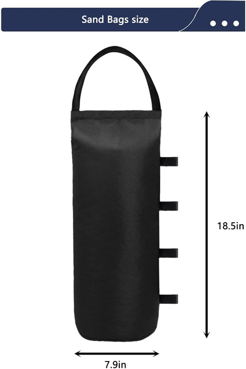 112 LBS Canopy Weights Sand Bags for Canopy Outdoor Advertising Tent Sunshade Fixed Windproof Pop up Tent?No Sand? 4-Pack Package May Vary...