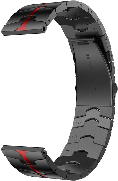 Compatible for Samsung Galaxy Watch 5 pro 45mm/4 Classic 46mm/42mm Band,Enamel Stainless Steel Metal Quick Release Watch Strap Compatible for Sams...