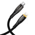 mcdodo Power Off/On LED Smart Auto Disconnect 18W PD Fast Charge Cord Nylon Braided Sync Charge USB Data 6FT Cable Compatible 14/13/12/11 Pro Max ...