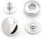 CRAFTMEMORE 50 Sets Silver Snap Buttons S-Spring Socket Popper Fasteners for Jacket Bag Closures #665 VT2 (10mm (0.39"))...