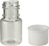 Othmro 50Pcs 5ml Plastic Bottles Lab Cylindrical Chemical Reagent Bottle Wide Mouth Laboratory Reagent Polyethylene Bottle Sample Sealing Liquid S...