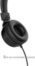 Kids Headphones On-Ear Comfortable Foldable Headphones for Kids Lightweight Stereo Headset for Kids Childrens Girls Boys Smartphone PC Tablet MP3/...