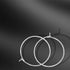Ausejopeac 60 PCS Beading Hoop Earring Finding 925 Sterling Sliver Plated Open,Hypoallergenic Round Beading Hoop Open Beading Hoop for Jewelry Mak...