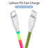 URIZONS 60w USB C to Lighting Cable, Nylon Braided Cable Fast Charging Cable for iPhone 13 13 Pro 12 11 X XS XR 8 Plus(2PCS)...