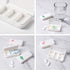 4 Pcs Daily Pill Box Case Waterproof Medicine Organizer Vitamin Holder Mini Pill Medicine Container for Travel Use...