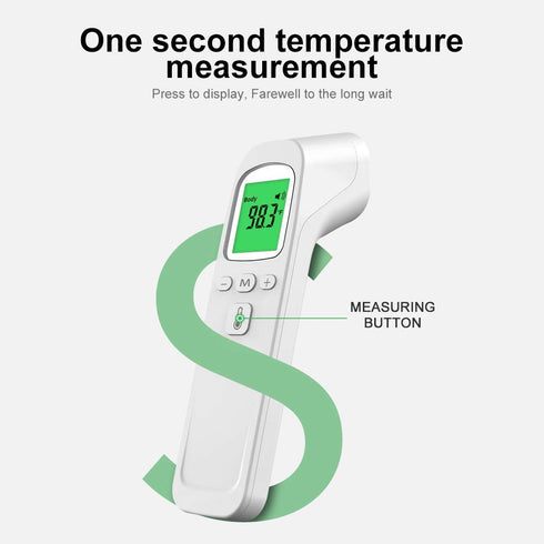 Infrared Digital Non-Contact Forehead Thermometer for Adults and Kids with Fever Alarm, Memory Function, LCD Display...
