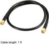 uxcell Antenna Extension Cable SMA Male to SMA Male Coaxial Cable RG58 50 Ohm 1 ft...