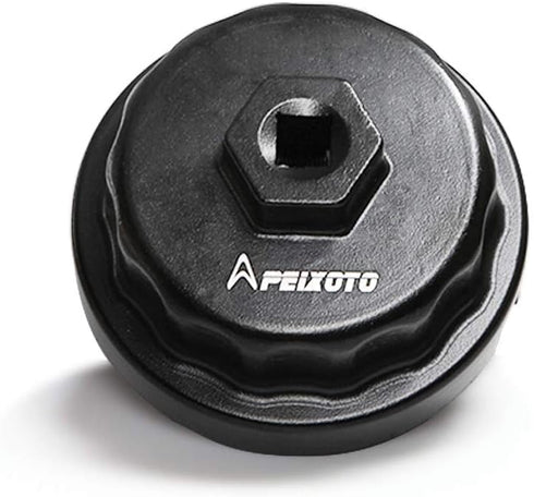 Oil Filter Wrench Cap Removal Tool Fits 64mm Cartridge Housing for Camry Rav4 HighLander Sienna Tundra with 2.5L-5.7L Engine...