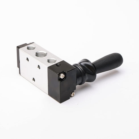 JIUWU 4H210-085 Way Pneumatic Air Hand Lever Operated Valve Solenoid Valve Port 1/4 Inches Manual Control Valves...
