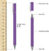 Fonus Purple Stylus for Galaxy A03s A13 A14 A23 A53 A54 5G Phones - Touch Screen Pen Fiber Tip Aluminum Lightweight M9X Compatible with Samsung Ga...