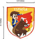 A-ONE Spanish Bullfighting Arena Spain 3D Decorative Whiteboard Magnet 1PC+Cute Matador Souvenir Military Patch 1PC, Polyresin Whiteboard Magnet, ...
