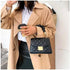 Stylish Korean Diamond Lattice Design Small Shoulder Bag...
