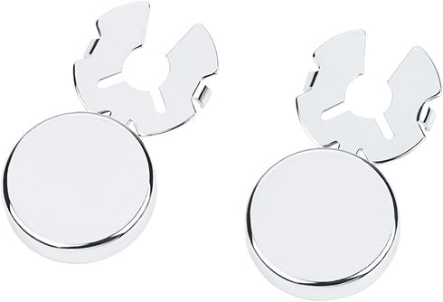 Shining Crystal Cufflink Button Covers for Men Shirt Cufflinks Cover 15MM Metal Button Cover for Women Gifts for Wedding Party Business...