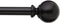 Bali Blinds 5/8" Ball Cafe Rod Set, 28-48", Glossy Black...