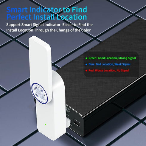 WiFi to LAN Ethernet Adapter for Printer Smart TV Blu-Ray PlayStation Xbox Wired to Wi-Fi USB Powered Repeater Omnidirectional Antenna Foldable Ac...